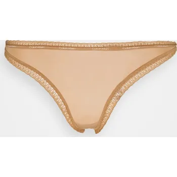 Dámské spodní prádlo Dámská tanga QD3763E BO8 bronzová - Calvin Klein bronze L