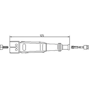 Zapalovací a žhavicí svíčka Zástrčka, zapalovací svíčka, , 0001564310, 0001565010, 0001565110, BREMI, 13202/1