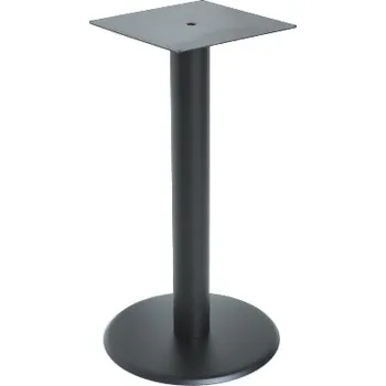 Stolová podnož Stolová noha H720/pr.80, talíř pr.400 černá