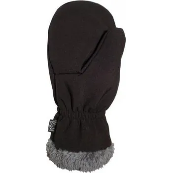 Rukavice Dětské rukavice Fantom SOFTSHELL s kožíškem 2023 Velikost: 2, Barva: černá