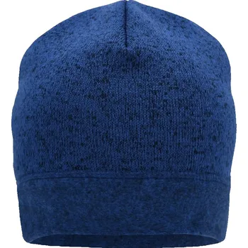 Čepice Daiber - čepice Čepice Knitted Fleece Workwear Beanie Barva: Modrý královský melír - Modrá námořní