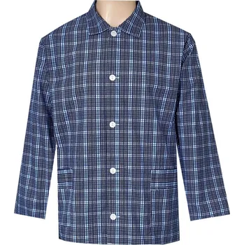 Pánské pyžamo Pánský Pyžamový Kabátek Plátěný FOLTÝN PPK21 Velikost: 2XL, Materiál: Plátno