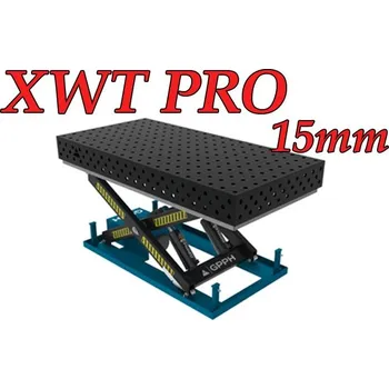 Svářečka GPPH Svařovací stůl XWT PRO (15mm) s hydraulickým systémem - 1200x1000mm - díry 16mm, spon 50x50mm
