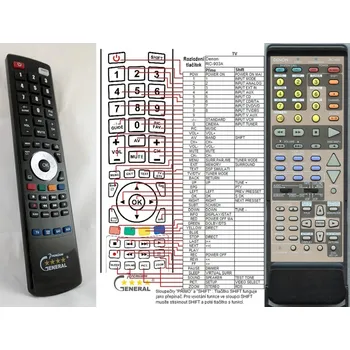 DENON RC-903A - kompatibilní značkový dálkový ovladač General