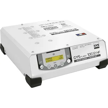 Nabíječka autobaterie GYS Profesionální invertorová nabíječka GYSFLASH 100.12 HF 12V 100A (kabely 2.5m)