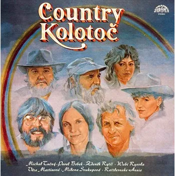 Česká hudba Michal Tučný - Pavel Bobek - Zdeněk Rytíř - Wabi Ryvola - Věra Martinová - Milena Soukupová - Rattlesnake Annie – Country Kolotoč 1981 EX, VYPRANÁ Vinyl (LP)