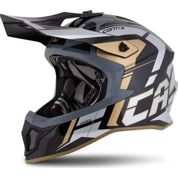 Helma na motorku Přilba cross pro ii contra, cassida (zlatá perleť/šedá/černá, vel. 2xl)