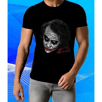Chlapecké tričko tričko Why so serious , Proč tak vážně II černé 122