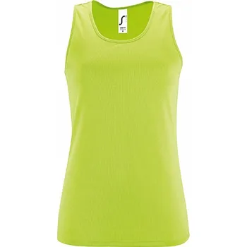 Sol's Dámský přiléhavý sportovní nátělník Sporty Barva: Zelená jablková, Velikost: M L02117