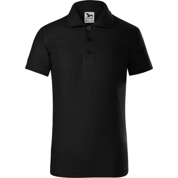 Chlapecké tričko MALFINI Dětská pique směsová polokošile Malfini 200 g/m2 Barva: Černá, Velikost: 146 cm/10 let