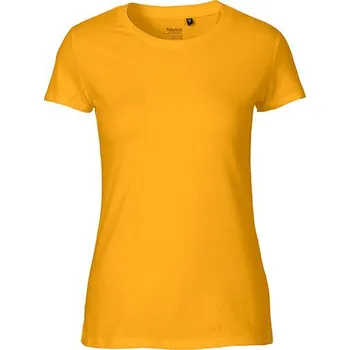 Dámské oblečení Dámské základní tričko Neutral z organické bavlny 155 g/m Barva: Žlutá, Velikost: XL NE81001