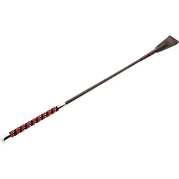 Jezdecký bičík Umbria Equitazione Bič skokový Diamond Umbria Equitazione, 65 cm, black/red