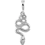 Stříbrný přívěsek had
