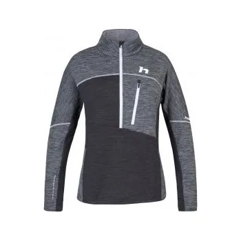 Dámská mikina Hannah MEDA HZ light gray mel (white) 40; Šedá mikina + DÁREK DLE VÝBĚRU!