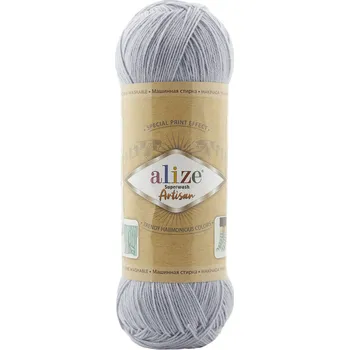 Galanterie Alize Příze Superwash Artisan 51 světlounká modrošedá