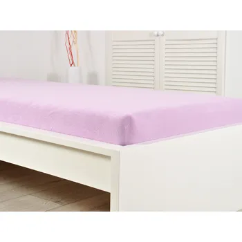 Prostěradlo B.E.S. - Petrovice, s.r.o. Prostěradlo FROTÉ dětské - Fialová Rozměr: 70 x 140