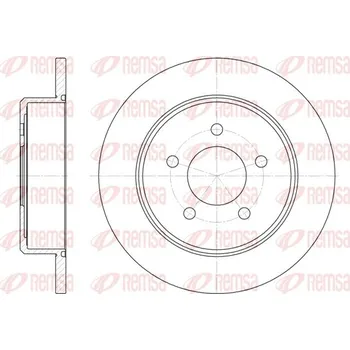 Brzdový kotouč Brzdový kotouč REMSA 6746.00