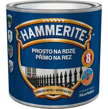 barva na kov Hammerite Přímo na rez hladký 250 ml