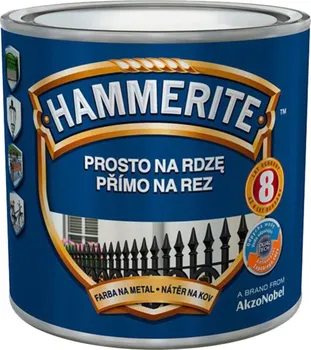 barva na kov Hammerite Přímo na rez hladký 250 ml