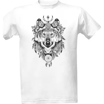 Pánská móda Tričko s potiskem Vlčí muž pánské