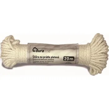 Šňůra na prádlo Šňůra na prádlo 20 m bavlna pletená "ECO"