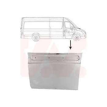 Dveře karosérie Dveře, karoserie VAN WEZEL 5862172