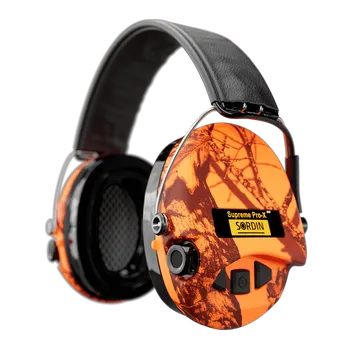 Sluchátka SORDIN Supreme Pro X LED + GEL - Blaze - střelecká elektronická sluchátka