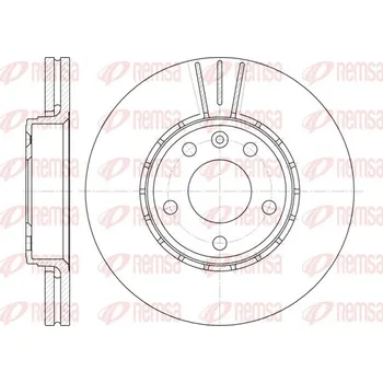 Brzdový kotouč Brzdový kotouč REMSA 6682.10