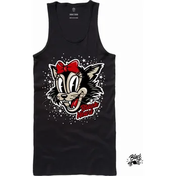 Dámské Tílko BLACK HEART BAD CAT Barva: Černá, Velikost: M