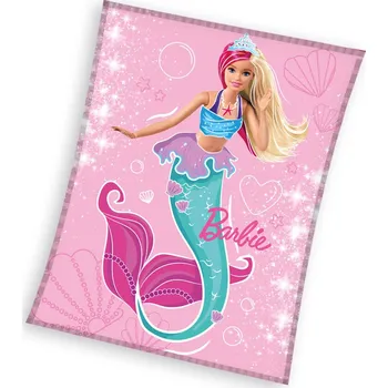 Dětská deka Dětská deka Barbie Mořská Panna 130x170 cm