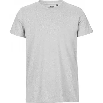Pánské tričko Neutral Pánské organické tričko v úzkém slim-fit střihu Barva: šedá popelavá, Velikost: L NE61001