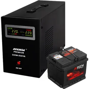 Záložní zdroj Avansa UPS 500W 12V + baterie