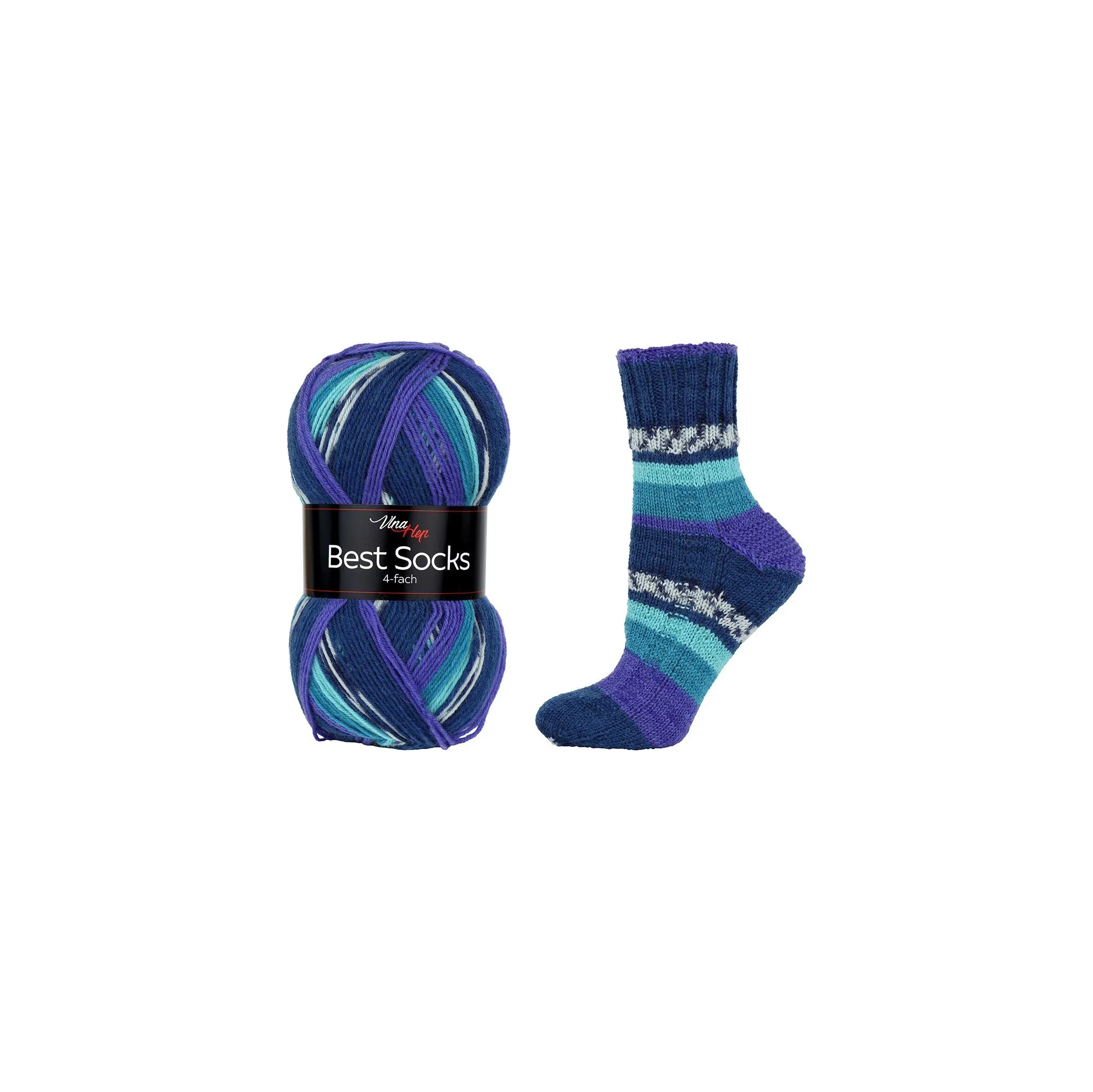 Fotografie 1 - Příze Vlna-Hep Best Socks 4-fach 7078