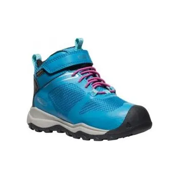 Dětská sportovní obuv KEEN WANDURO MID WP K fjord blue/fuchsia purple US 13 / EU 31,0 / UK 12 / 19,5 cm; Modrá obuv + DÁREK DLE VÝBĚRU!