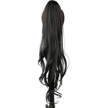 Příčesek Syntetický culík vlnité vlasy | 80 cm - 1B