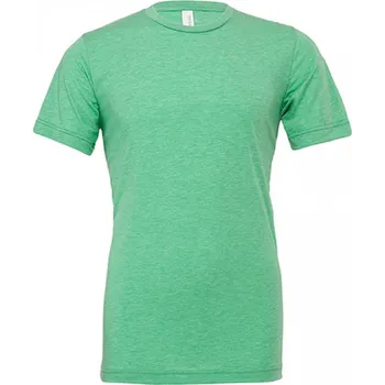 Pánské tričko Bella+Canvas Unisex tričko trojsměsové pro melírový efekt Barva: zelená střední, Velikost: S CV3413