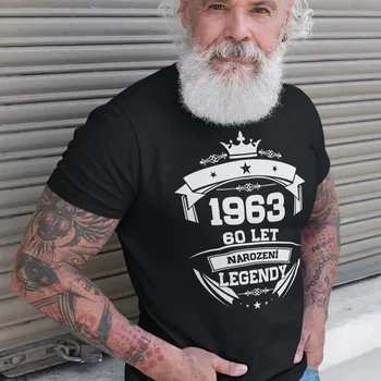 1963 Narození legendy 60 let - pánské tričko s potiskem