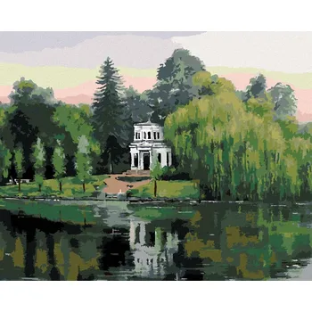 Diamondi Diamantové malování - PARK SOFIYIVKA NA UKRAJINĚ Rozměr: 40x50 cm, Rámování: bez rámu a bez vypnutí plátna