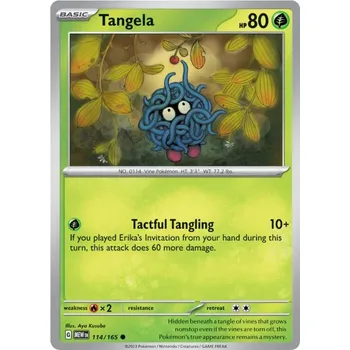 Karetní hra Tangela 114/165 - Scarlet & Violet 151 Typ karty: Non-Holo