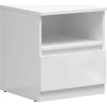 TETRIX noční stolek KOM1S, bílý lesk