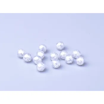 Dětské navlékací korálky CZ Skleněné korálky praskačky 8mm, barva 00030/85501/34301