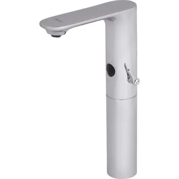 Vodovodní baterie Sanela Stojánková vysoká umyvadlová směšovací baterie s elektronikou ALS, 24 V DC SLU 60