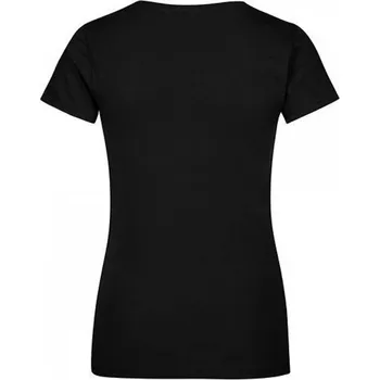 Dámské tričko X.O by Promodoro Úzké delší bavlněné dámské tričko do véčka Barva: Černá, Velikost: XXL XO1525