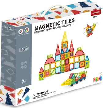 Stavebnice ostatní Magnetická stavebnice Magnetic Tiles 140 dílků
