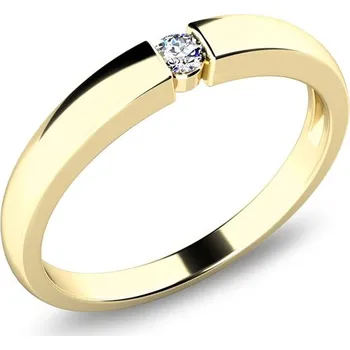 Oblečení a móda Dámský prsten přírodní diamant 0.053 ct G/SI 10935D-ZL velikost 58