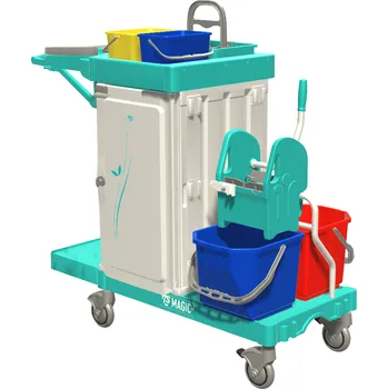 Úklidový vozík TTS Italy Úklidový vozík Magic Line 350S Vnitřní vaničky: 1x22l, Příruční kbelík/košík: 4x4l