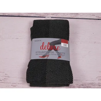 Dámské punčochy Punčocháče neprůhledné punčochové kalhoty Struwa deluxe rybí kost silnější 80 DEN černá / khaki Velikost silonek: L