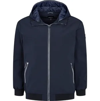 Pánská bunda softshellová NORTH 56°4 33153 tmavě modrá 4XL - 8XL vodní sloupec 3000 s kapucí - 8XL
