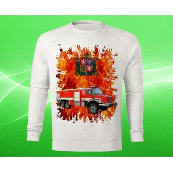 Pánská mikina mikina hasiči Mercedes-Benz ZETROS 6x6 dámská XL