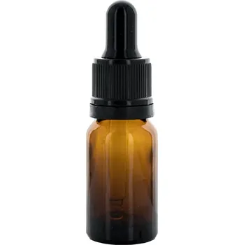 Láhev Wereco Lahvička skleněná s kapátkem, tmavá 5 ml